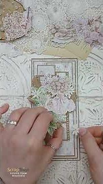 🌿Kartka urodzinowa shabby chic | Scrapbooking tutorial | Shabby Pack ScrapBoys🌿