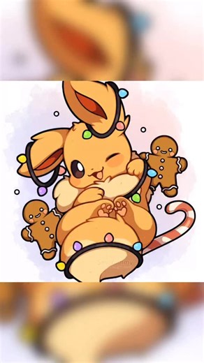 Christmas Eevee 🎄 . . #pokemon #pokemonart #pokemonfanart #eevee #pokemonchristmas | Sevi Yummy