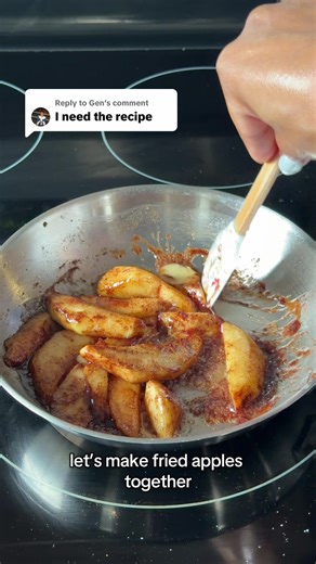 Easy and Sweet Fried Apples Recipe