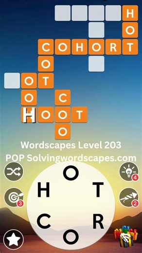 Wordscapes Level 203 Answers