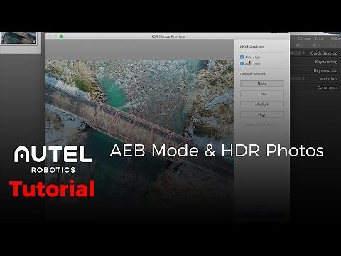 Autel Robotics Tutorial: AEB Mode & HDR Photos