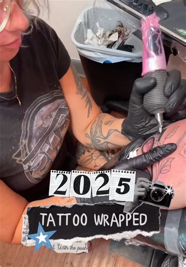 2025 was the year I fully leaned in and said fuck it let’s get tattooed. Zero regrets. 🖤 I’m a firm believer in doing whatever you want with your body whenever you want. I didn’t start getting heavily tattooed until my 30s and some people never do and that’s perfectly fine too. This year I added 7 tattoos I genuinely adore from 3 different artists across 2 states. Each one feels like a timestamp of who I was becoming. 2026 already has something special in the works and I cannot wait to share it