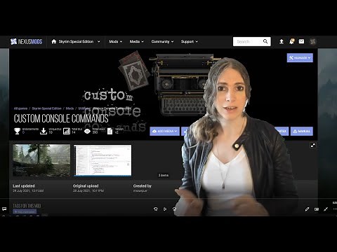 How to use CustomConsoleCommands mod to create your own Skyrim console commands (for mod authors)