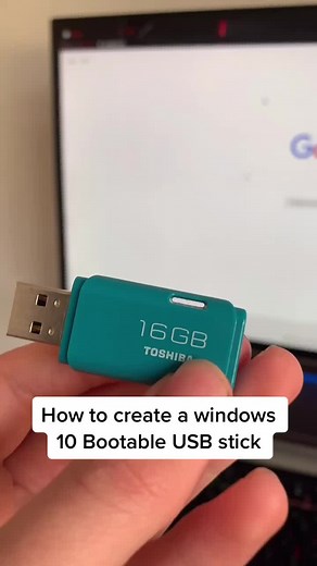 How to make a bootable windows 10 USB stick #windows10 #usb #windows10USB #Tech #pc #tutorial #fypシ