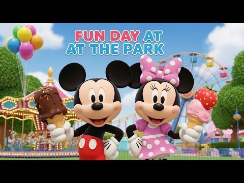 Mickey & Minnie’s Fun Day at the Park 🎠🍦 | Cartoon for Kids