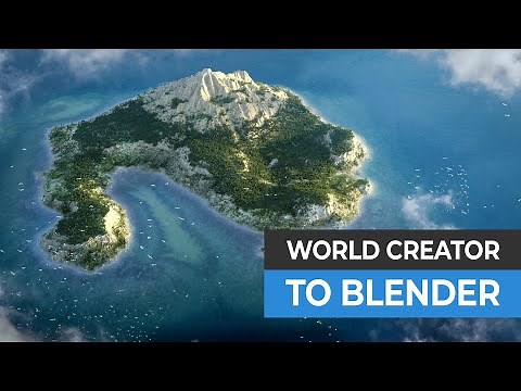 Quickly Add Landscapes to Blender using World Creator 2022 - 3/3 Export