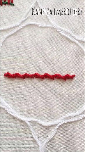 How to Embroider Twisted Chain Stitch
