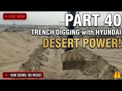 Today Live: Hyundai HX 220 HD Excavator Skills! (Part 40)