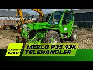 Merlo P35.13K (2005) telehandler demonstration / walk-around