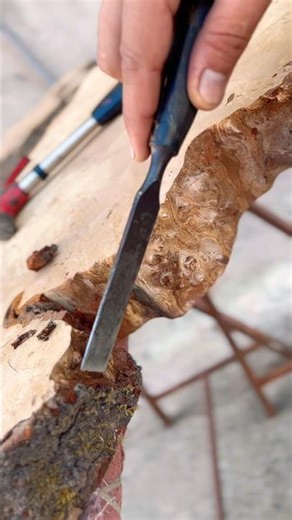 From Rough Rustic Wood to a Smooth Masterpiece 😍 | Satisfying Woodworking#wood #rustic #woodartist