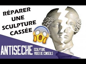 Comment réparer une sculpture cassée et déjà cuite ?
