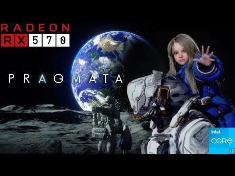 Pragmata Gameplay on amd rx 570 and core i3 12100f