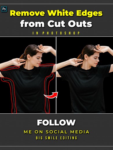 Easy Photoshop Tutorial: Remove White Edges & Fringes