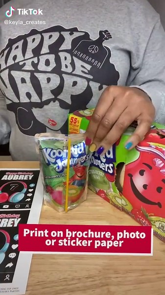 Tutorial de Etiquetas para Bolsitas de Jugo