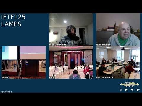 IETF 125: Limited Additional Mechanisms for PKIX and SMIME (LAMPS) 2026-03-17 06:00