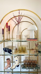 THRIFTED 👉🏻 STYLED Did a little shelf refresh today with some of the incredible thrift finds we’ve had lately. I can’t wait to bring these all to the shop for our opening in February. We have been finding GEMS. Which one is your favorite? Ps. Here is your reminder to move things around in your space. It will lighten the energy and reinspire you 💘 #thriftvsstyled home decor shelf styling #thriftwithme #vintagehome how I home #stylewithme #thrifthaul #vintageshop kitchen decor living room decor