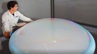 I Made the World’s Largest Dry Ice Bubble