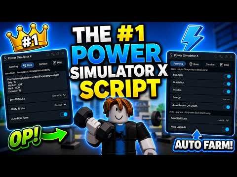 Power Simulator X | Boss Farm, Auto Train, Auto Volcano