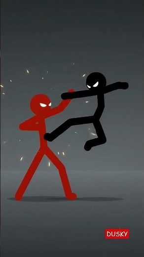 Red vs Black Stickman Fight 🔥 Who Wins?! #shorts