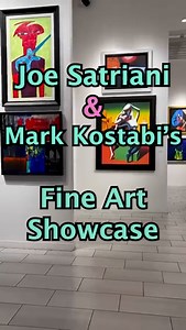 Here’s a sneak peek at Joe and Mark Kostabi's upcoming fine art showcases! 🎨 Saturday, November 1st 7–9 PM 📍 Seminole Hard Rock Hotel & Casino, Hollywood, FL Sunday, November 2nd 2–4 PM 📍 Town Center Mall, Boca Raton, FL Come hang with Joe, explore exclusive fine art pieces, and enjoy an inspiring evening of creativity — see you there! | Joe Satriani