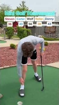 Y3:S7 Mini Golf Tournament #1 (Hole 18) #golf #minigolf #viral #puttputt #fun #sports
