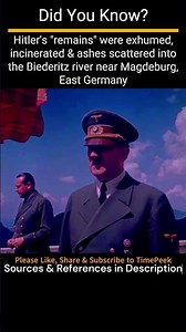Location of Hitler's "Remains" #history #timepeek#hitler#ww2#didyouknow #historyfacts#historyshorts