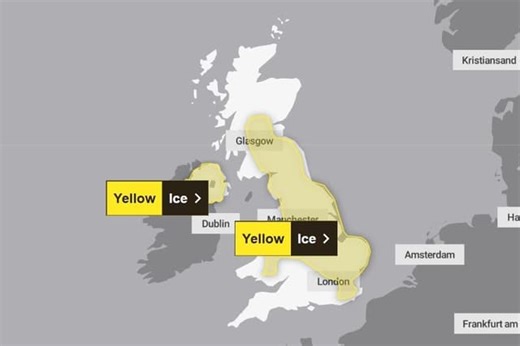 STORM CHANDRA: Met Office issues yellow weather warning for ice across Harrogate district