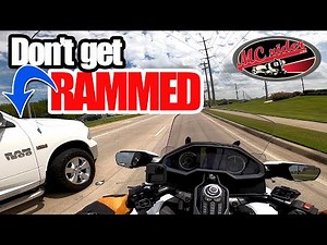 Watch this Ram truck nearly take me out: MCrider Ride Along
