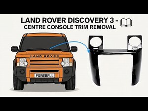 How to remove dash centre panel on Land Rover Discovery 3/ LR3