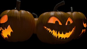 3D Pumpkins Motion Background Loop | Free Stock Video Footage