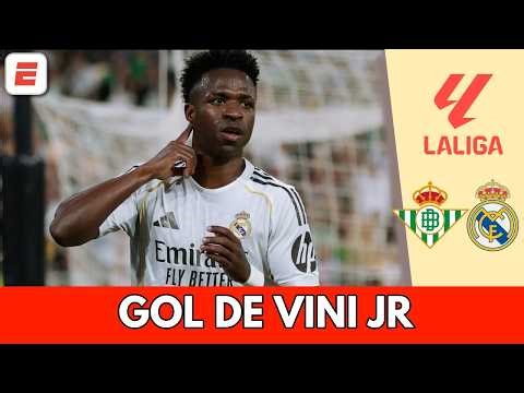 BAILA VINI BAILA. GOL del REAL MADRID que le gana 1-0 al Real Betis | LaLiga