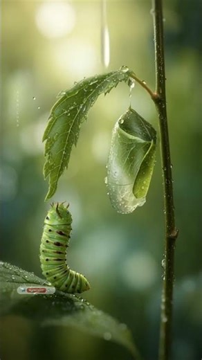 The Miracle of Metamorphosis: The Caterpillar's Secret Transformation | 🐛 | #extraordinaryanimals