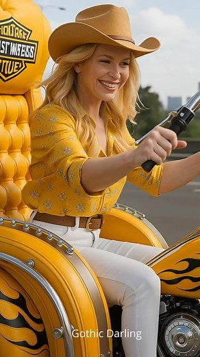 35K views · 1K reactions | riding Harley style motorcycle recliners on the highway | Gothic Darling | Facebook