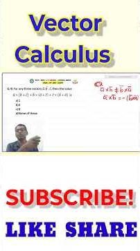 vector calculus | if a , b , c are vectors then ax(b+c)+bx(c+a)+cx(a+b) is