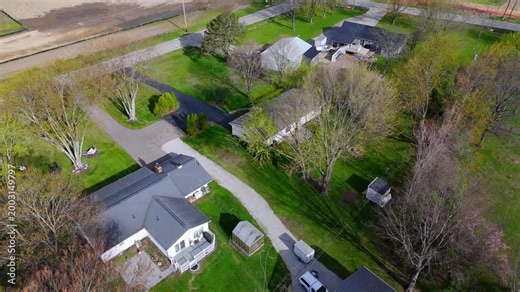 Meta Prometheus Campus expansion bordering New Albany residential homes, Ohio, USA