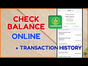 Landbank Check Balance and Transaction History Online - Landbank App