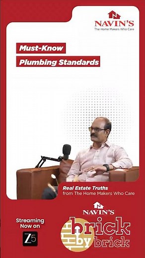 Plumbing Standards Every Homebuyer Should Check | Navin’s Brick by Brick