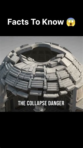 Why This Ancient Concrete Roof Never Collapsed 🏛️ #Shorts #Engineering