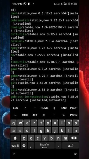 This Command Shows Installed Packages 📦