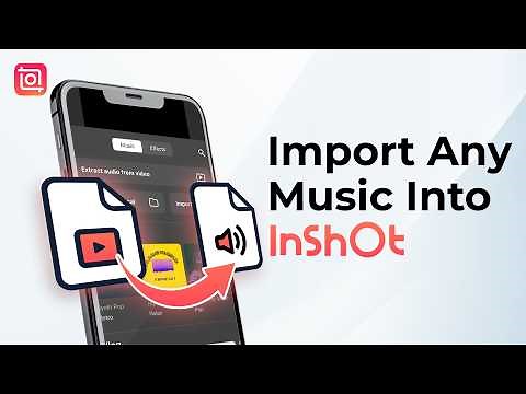 How to Add Any Music & Extract Audio from Video in InShot– Free & Easy! 🎵📲