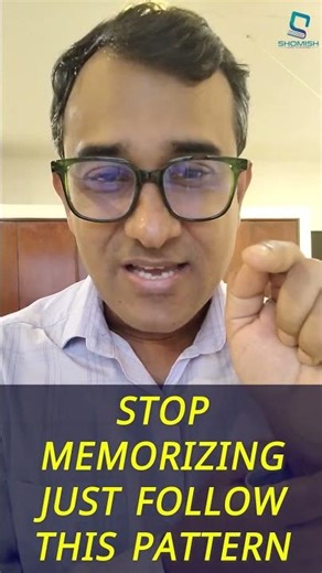 Stop Memorizing | Just Follow This Pattern | Shomish