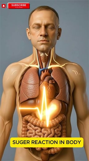 Sugar Reaction in 10 Minutes 😱 | What Happens Inside Your Body? #shorts