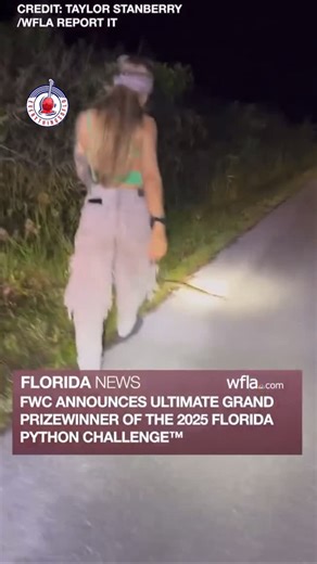 EVERYTHING SOFLO | Taylor Stanberry is the winner of Florida Python Challenge 2025 after removing 60 Burmese Pythons from the Everglades! Only question is,... | Instagram