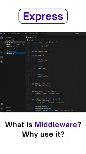 🔥What is Middleware? (Why Every API Needs It) 😳 #coding
