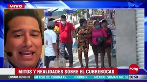 El doctor Adán Navarro, especialista de la Escuela de Altos Estudios en Salud de la Universidad La Salle, habla sobre los mitos y realidades sobre el cubrebocas. Contra el covid-19 #TelevisaTeAcompaña | NMás