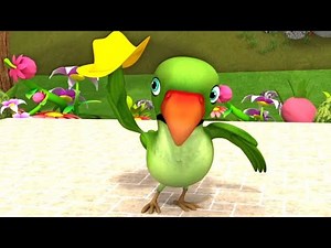 Main Tota Hare Rang Ka Hun Dikhta | मैं तोता मैं तोता | Nursery Rhyme For Children | Hindi Songs