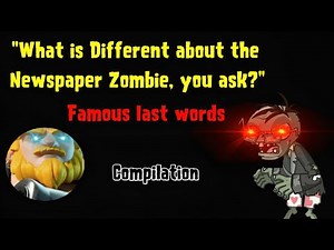The "What's Different about the Newspaper Zombie, you ask?" Gag (Compilation)