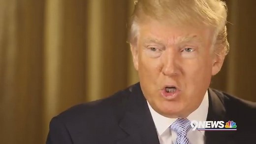 9NEWS reporter Brandon Rittiman talked to Donald Trump 1-on-1 while he campaigned in Colorado Springs on Friday. We asked Trump how he'd handle fracking and legalized marijuana. | 9NEWS (KUSA)