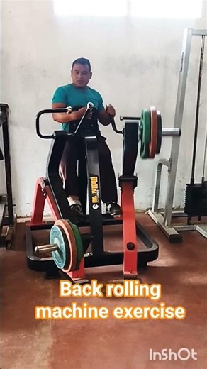 back rowing exercise machine #exercise