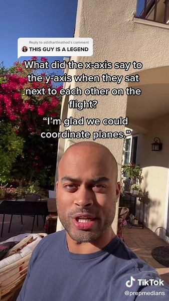 Funny Math Joke: X-axis and Y-axis on a Flight!